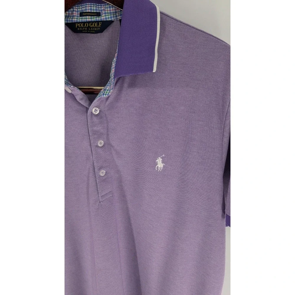 Ralph Lauren Pro Fit Performance Plantation Golf‎ Polo Shirt Lavender Size XL